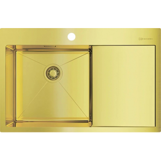 Мойка для кухни OMOIKIRI Akisame 78-L LG 780х510x1,2 мм, левая, золото