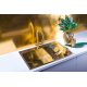 Мойка для кухни OMOIKIRI Akisame 78-L LG 780х510x1,2 мм, левая, золото