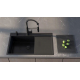 Мойка для кухни OMOIKIRI Akisame 86 Side-L GB 860х510x1,2 мм, левая, графит