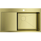 Мойка для кухни OMOIKIRI Akisame 86 Side-R LG 860х510x1,2 мм, правая, золото
