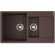 Мойка для кухни OMOIKIRI Daisen 86-2 1.5 чаши+крыло 860х510 мм, тёмный шоколад
