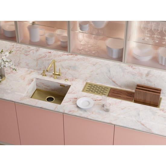 Мойка для кухни OMOIKIRI Kasen 54-16-INT LG 540х440x1,2 мм, золото