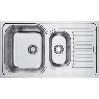 Мойка для кухни OMOIKIRI Kashiogawa 86-2 IN двухчашевая 860х500x0,7 мм