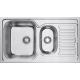Мойка для кухни OMOIKIRI Kashiogawa 86-2 IN двухчашевая 860х500x0,7 мм