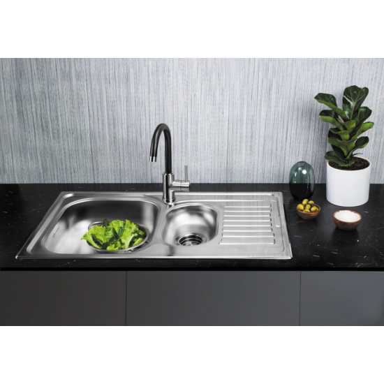 Мойка для кухни OMOIKIRI Kashiogawa 86-2 IN двухчашевая 860х500x0,7 мм