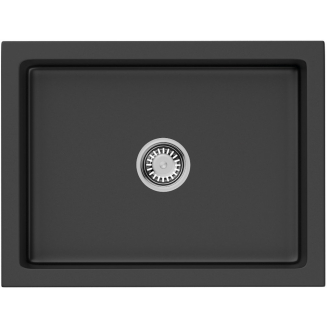 Мойка для кухни OMOIKIRI Mikura 61 610х460 мм керамика, чёрный
