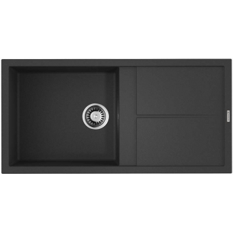 Мойка для кухни OMOIKIRI Sumi 100 чаша+крыло 1000х500 мм, чёрный