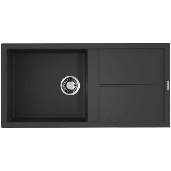 Мойка для кухни OMOIKIRI Sumi 100 чаша+крыло 1000х500 мм, чёрный