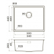 Мойка для кухни OMOIKIRI Tadzava 54-U/I Ultra IN 540х440x1 мм