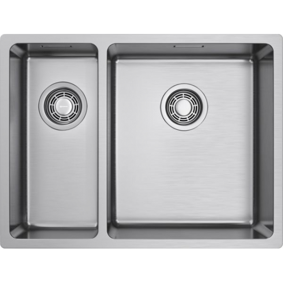 Мойка для кухни OMOIKIRI Tadzava 58-2-U/I Ultra 15-R IN двухчашевая 580х440x1 мм, правая