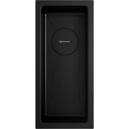 Мойка для кухни OMOIKIRI Taki 20-U/IF GB 200х440x1,2 мм, графит