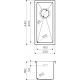 Мойка для кухни OMOIKIRI Taki 20-U/IF GB 200х440x1,2 мм, графит