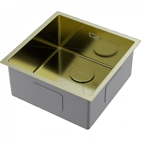 Мойка для кухни OMOIKIRI Taki 44-U/IF LG 440х440x1,2 мм, золото