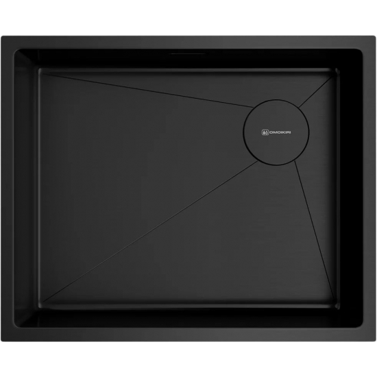 Мойка для кухни OMOIKIRI Taki 54-U/IF Side SF GB 540х440x1,2 мм, графит