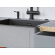 Мойка для кухни OMOIKIRI Taki 54-U/IF Side SF GB 540х440x1,2 мм, графит