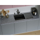 Мойка для кухни OMOIKIRI Taki 54-U/IF Side SF GB 540х440x1,2 мм, графит