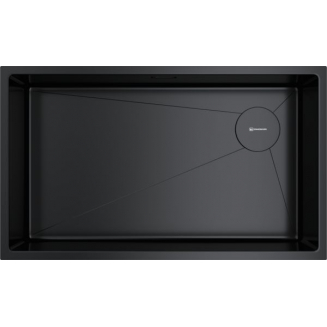 Мойка для кухни OMOIKIRI Taki 74-U/IF Side GB 740х440x1,2 мм, графит