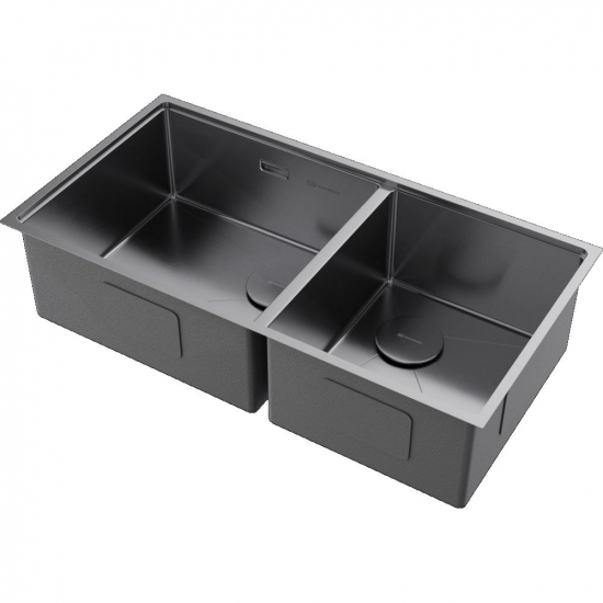 Мойка для кухни OMOIKIRI Taki 85-2-LB-U/IF Side IN двухчашевая 850х440x1,2 мм