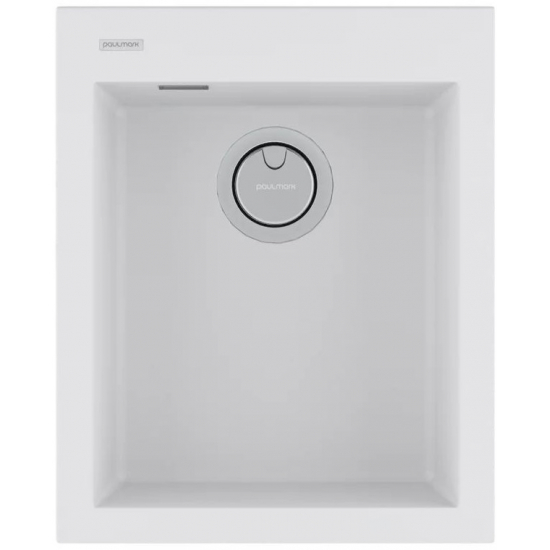 Мойка для кухни PAULMARK Decoration 41 410х500 мм, white