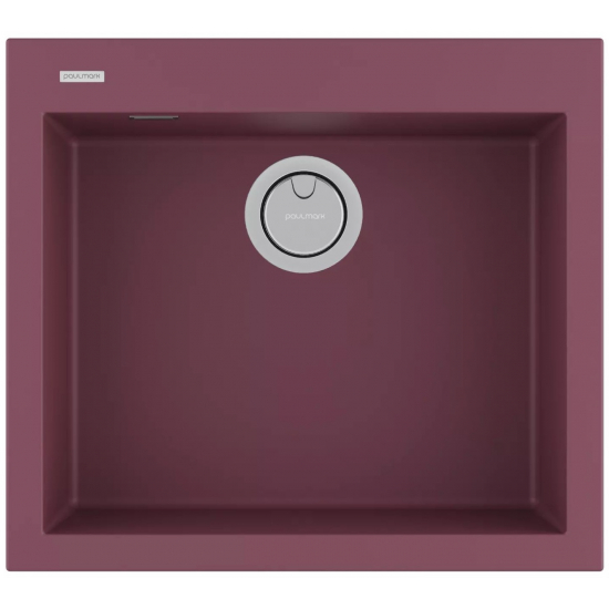 Мойка для кухни PAULMARK Decoration 56 560х500 мм, merlot