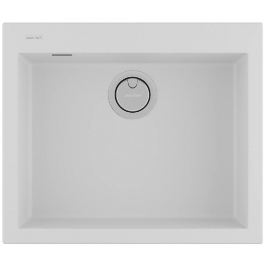 Мойка для кухни PAULMARK Decoration 60 600х510 мм, white