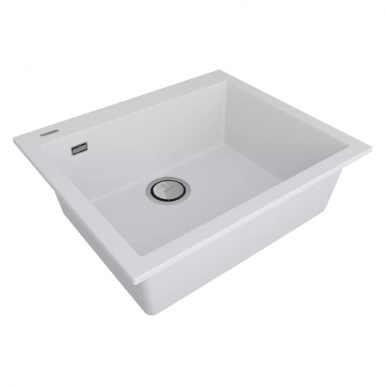 Мойка для кухни PAULMARK Decoration 60 600х510 мм, white
