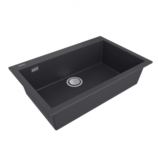 Мойка для кухни PAULMARK Decoration 76 760х500 мм, anthracite