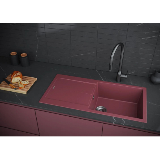 Мойка для кухни PAULMARK Extensio 86 860х500 мм, merlot