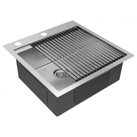 Мойка для кухни PAULMARK Kroner-Pro 51 510х510x1,2 мм, сталь