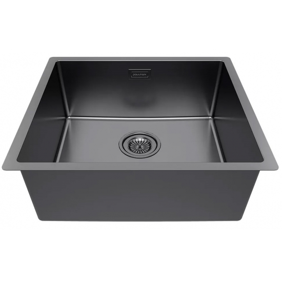 Мойка для кухни PAULMARK Lassan 49 UNI 490х440x1 мм, воронёная сталь
