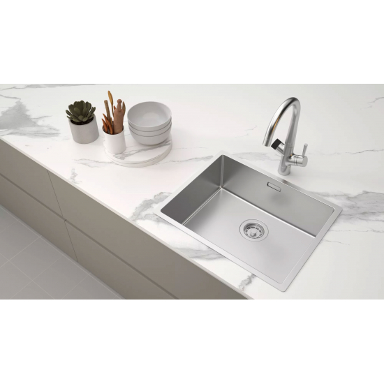 Мойка для кухни PAULMARK Lassan 54 UNI 540х440x1 мм, сталь