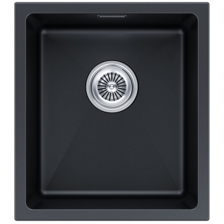 Мойка для кухни PAULMARK Lumi 41UNI 410х460 мм, антрацит
