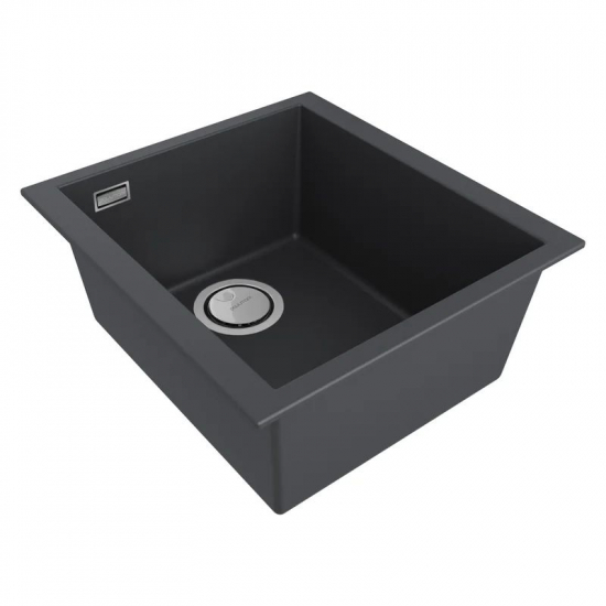 Мойка для кухни PAULMARK Neo Classic 41 410х435 мм подстольная, anthracite