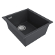 Мойка для кухни PAULMARK Neo Classic 41 410х435 мм подстольная, anthracite