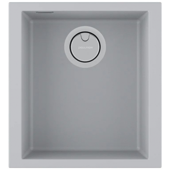 Мойка для кухни PAULMARK Neo Classic 41 410х435 мм подстольная, urban grey