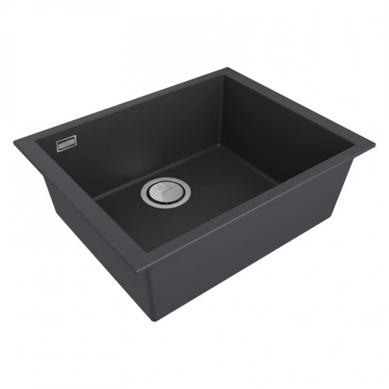 Мойка для кухни PAULMARK Neo Classic 56 560х435 мм подстольная, anthracite