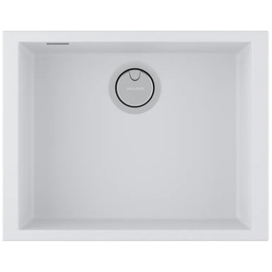 Мойка для кухни PAULMARK Neo Classic 56 560х435 мм подстольная, white