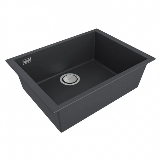 Мойка для кухни PAULMARK Neo Classic 60 600х435 мм подстольная, anthracite