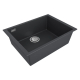Мойка для кухни PAULMARK Neo Classic 60 600х435 мм подстольная, anthracite