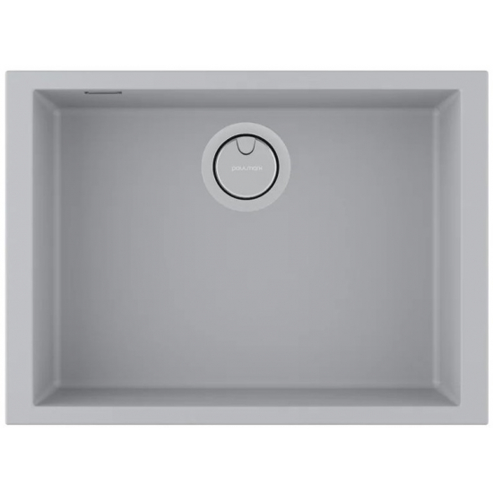 Мойка для кухни PAULMARK Neo Classic 60 600х435 мм подстольная, urban grey