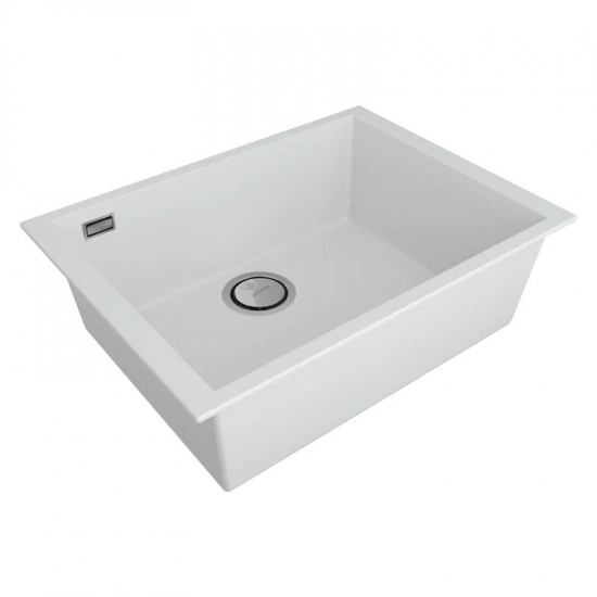 Мойка для кухни PAULMARK Neo Classic 60 600х435 мм подстольная, white