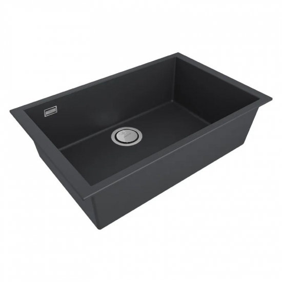 Мойка для кухни PAULMARK Neo Classic 69 690х443 мм подстольная, anthracite