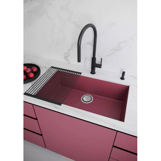 Мойка для кухни PAULMARK Neo Classic 76 760х435 мм подстольная, merlot
