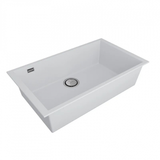 Мойка для кухни PAULMARK Neo Classic 76 760х435 мм подстольная, white