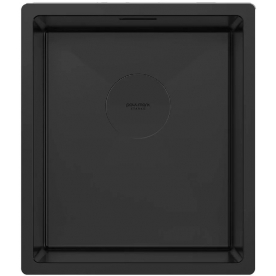 Мойка для кухни PAULMARK Next 38 UNI 380х440x1,2 мм, матовый чёрный
