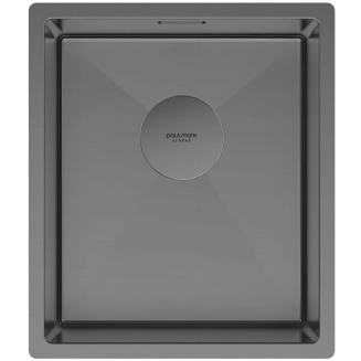 Мойка для кухни PAULMARK Next 38 UNI 380х440x1,2 мм, воронёная сталь
