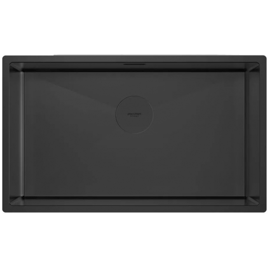 Мойка для кухни PAULMARK Next 74 UNI 740х440x1,2 мм, матовый чёрный