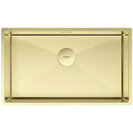 Мойка для кухни PAULMARK Next 74 UNI 740х440x1,2 мм, светлое золото