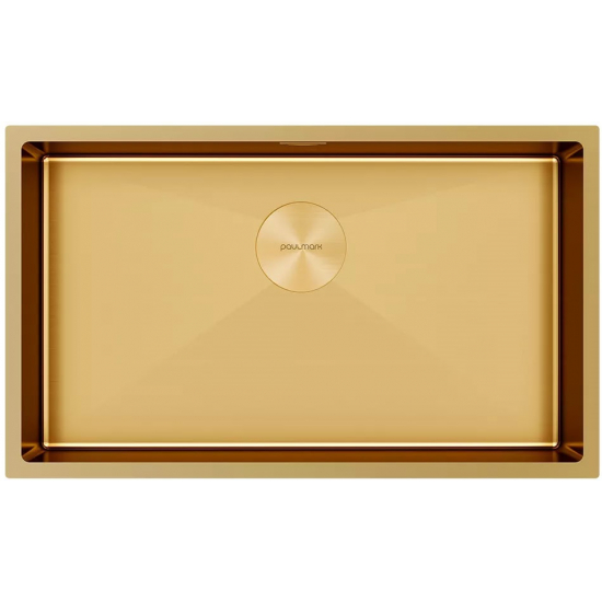 Мойка для кухни PAULMARK Next 74 UNI 740х440x1,2 мм, золото
