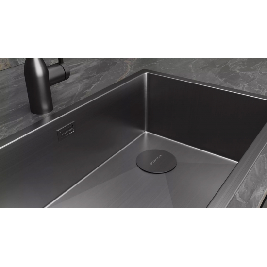 Мойка для кухни PAULMARK Next-Skew 58 UNI 580х440x1,2 мм, матовый серый